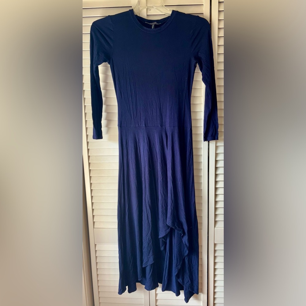BCBGMaxAzria Midnight Blue High Low Dress